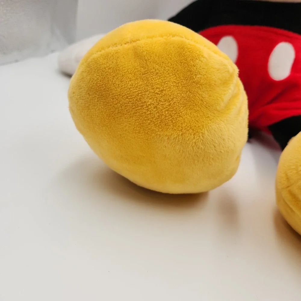Disney Mickey Mouse Clubhouse Yellow Tennis Shoes Floppy Plush‎ Toy for Kids